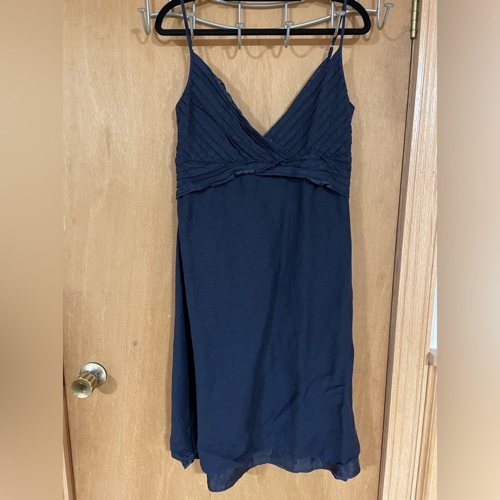 CALVIN KLEIN-Navy strappy dress
